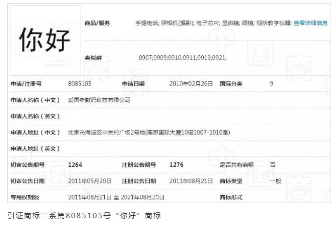 Hello=你好？ 近似不近似，看法院說法！