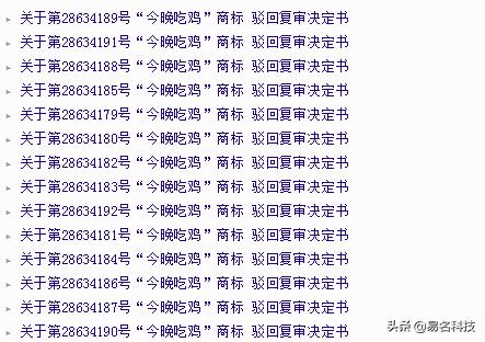 因吃雞”游戲太火了？竟然39件商標被駁回！