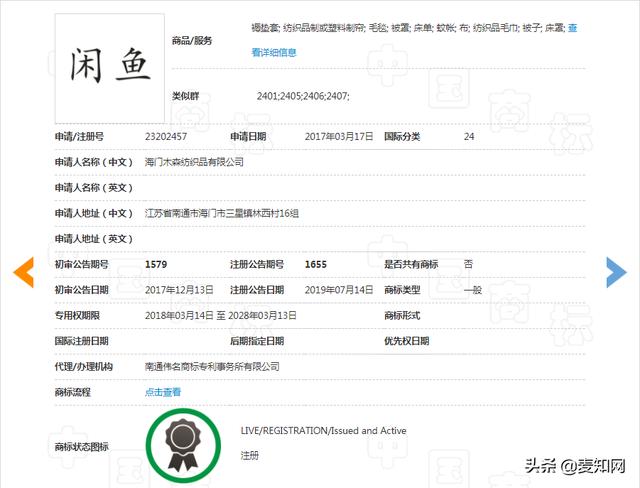 阿里的“動物園”都有商標，唯獨“閑魚”商標的注冊，太難了